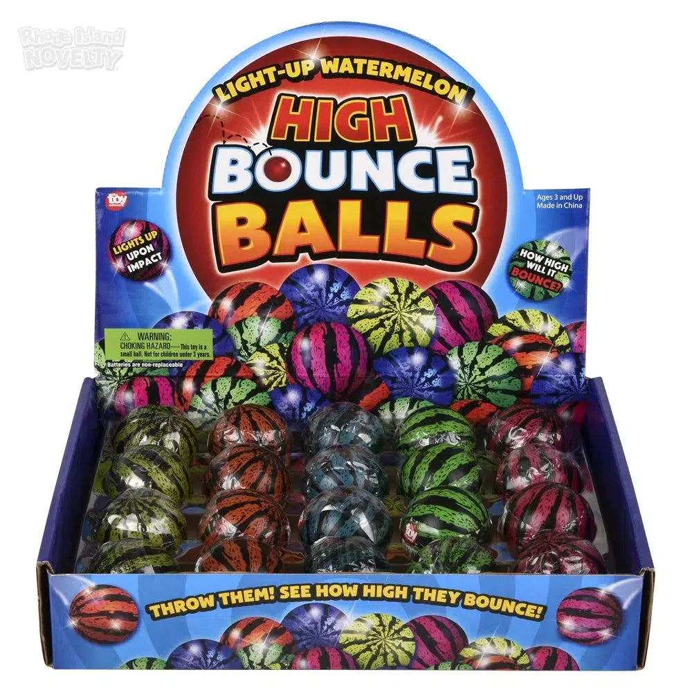 1.75" Light-Up Watermelon Hi Bounce Ball from Legacy Toys