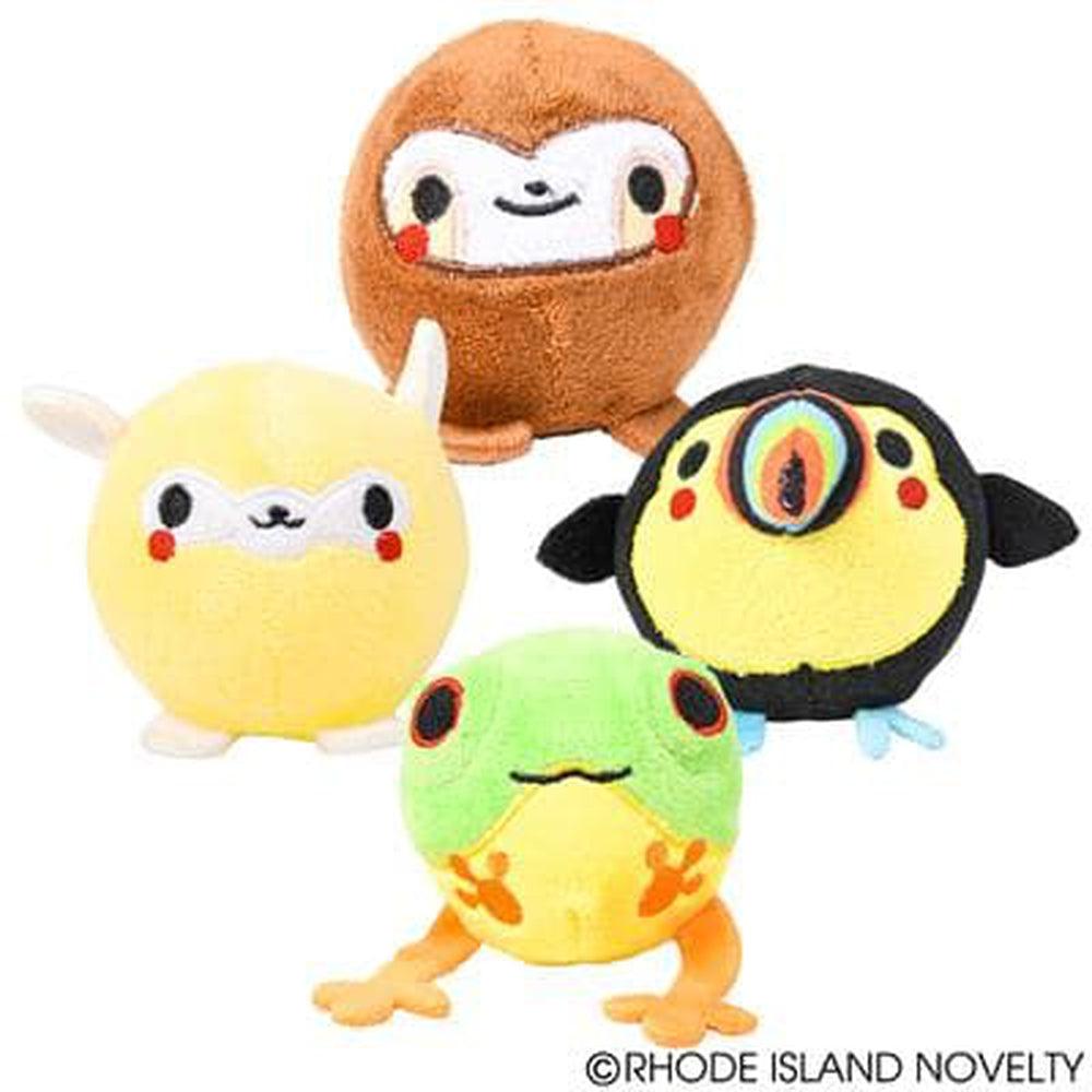 3" Deluxe Squish Plush Jungle Animals from Legacy Toys