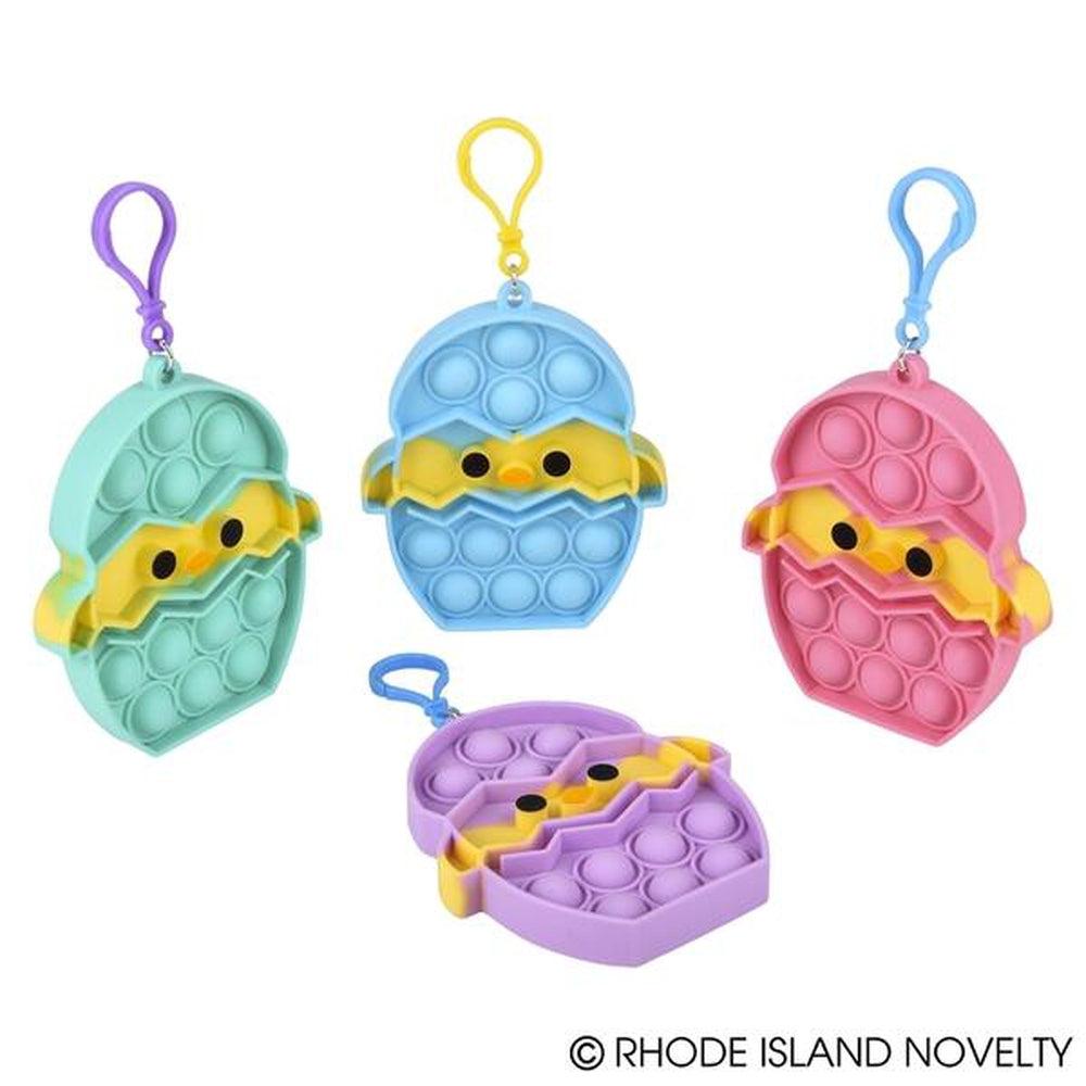 4" Easter Bubble Popper Clip on Assorted Styles from Legacy Toys
