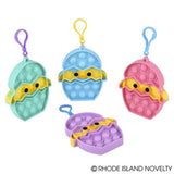 4" Easter Bubble Popper Clip on Assorted Styles from Legacy Toys