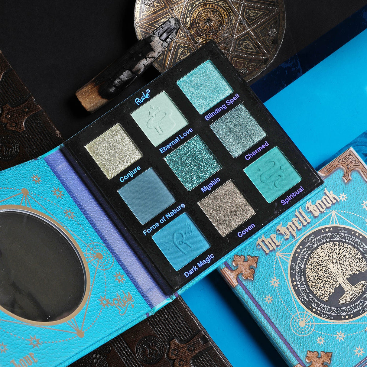 The Spell Book Palette from Rude Cosmetics