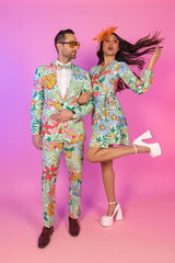 The Garden Party | Floral Derby Wrap Dress from Shinesty