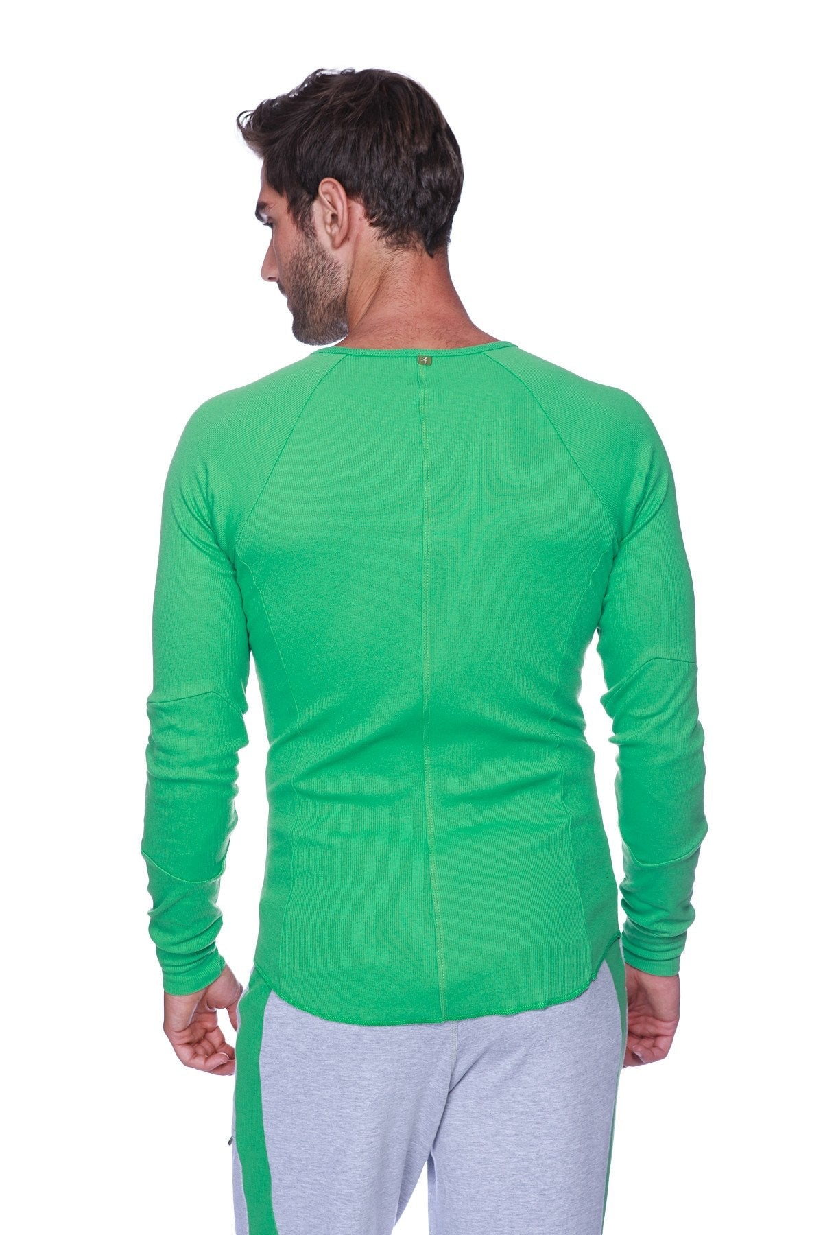 Thermal V-Neck Long Sleeve (Bamboo Green) from 4-rth