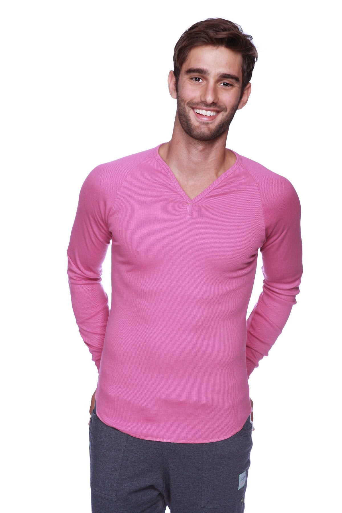 Thermal V-Neck Long Sleeve (Berry) from 4-rth