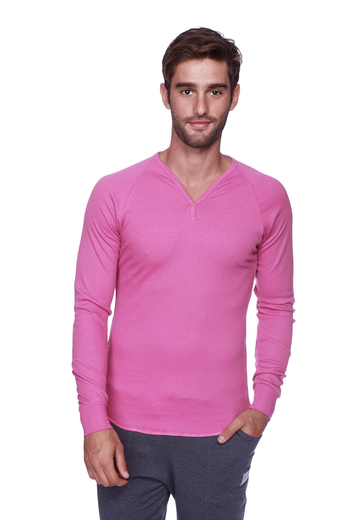 Thermal V-Neck Long Sleeve (Berry) from 4-rth