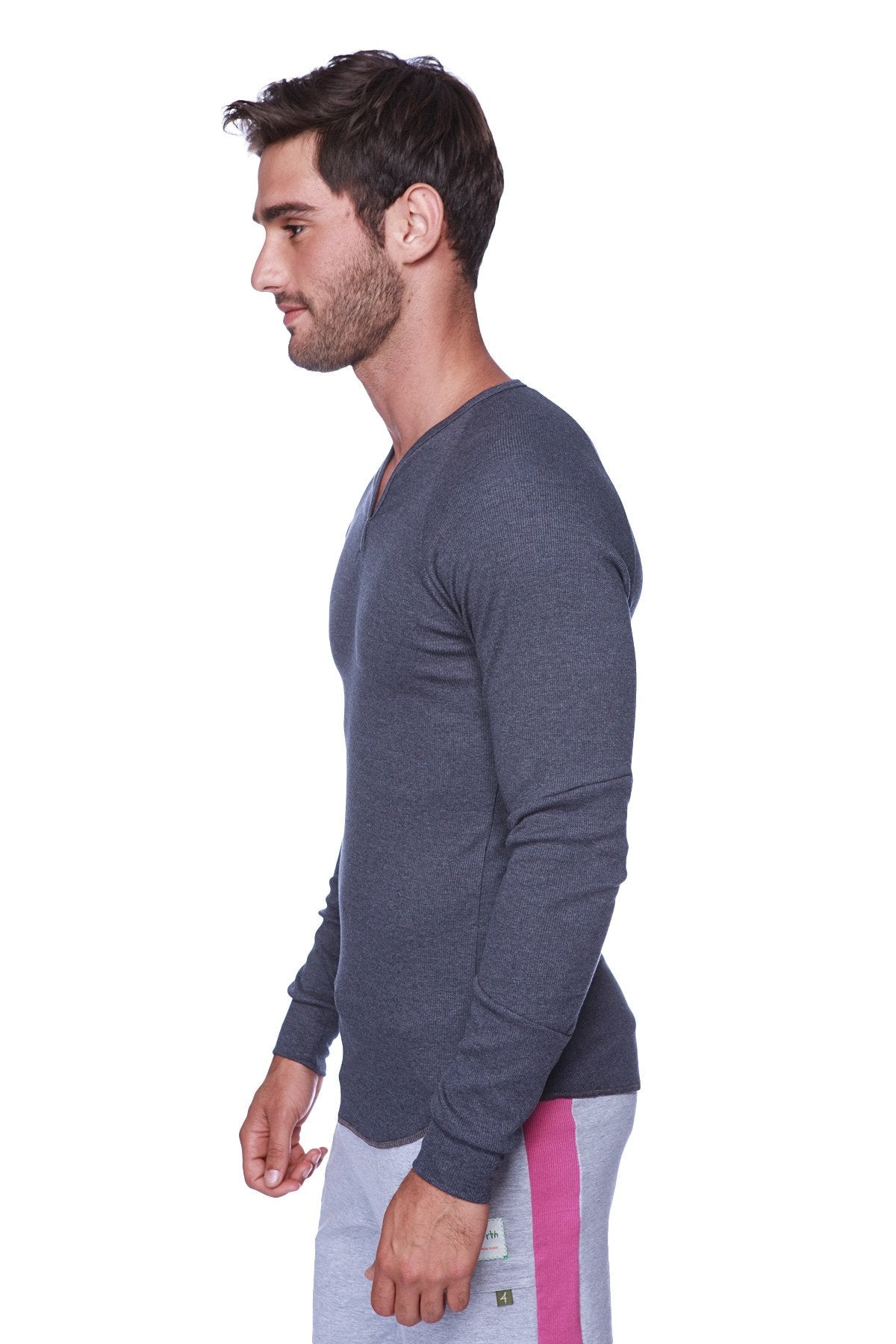 Thermal V-Neck Long Sleeve (Charcoal) from 4-rth
