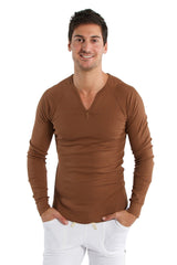 Thermal V-Neck Long Sleeve - Chocolate from 4-rth