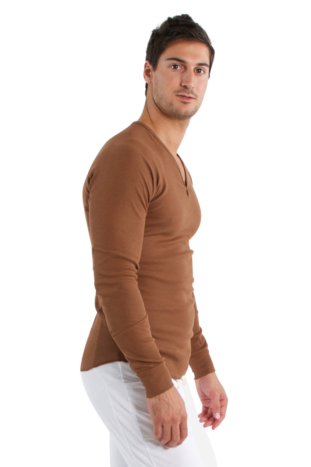 Thermal V-Neck Long Sleeve - Chocolate from 4-rth