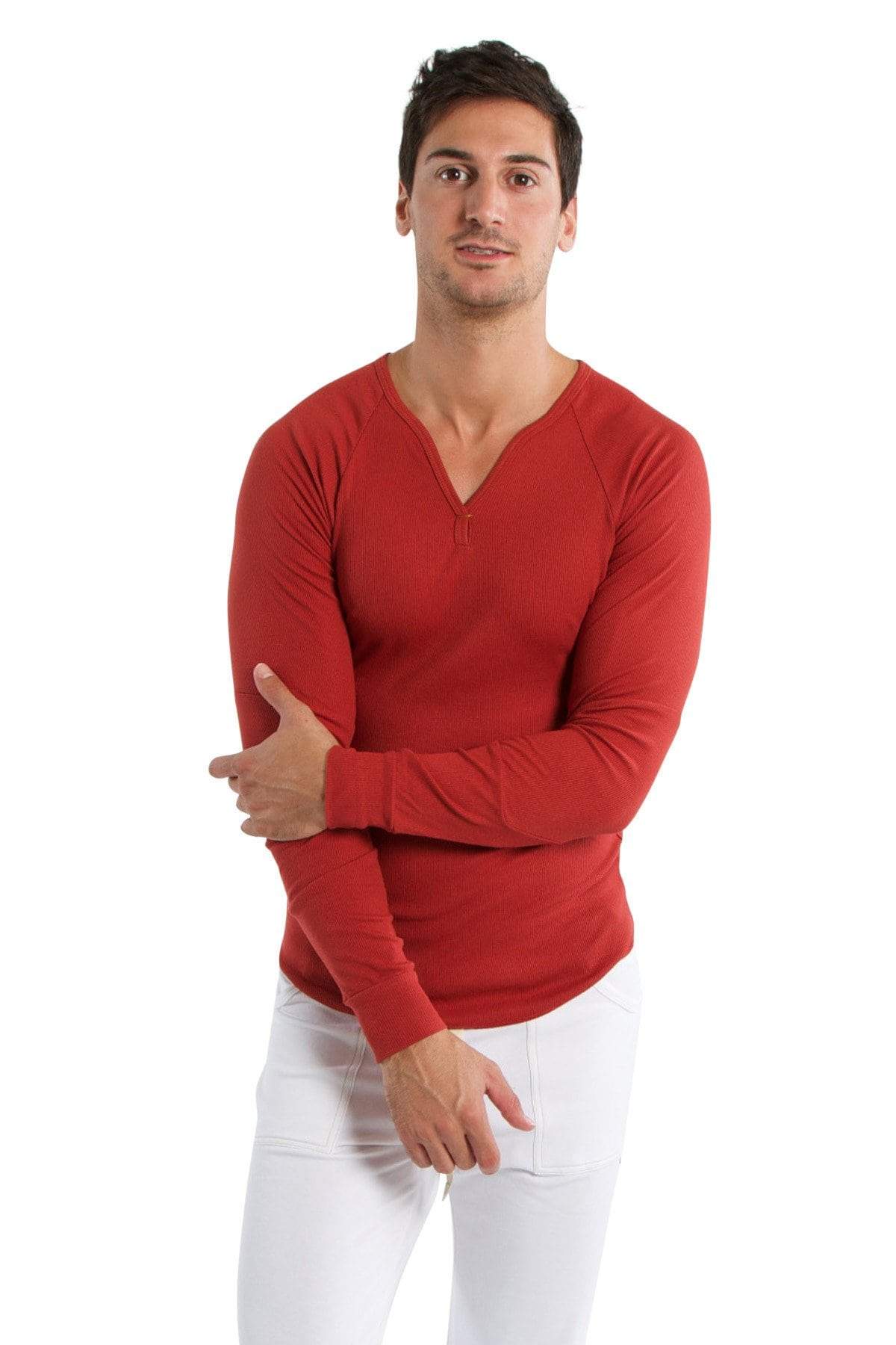 Thermal V-Neck Long Sleeve (Cinnabar) from 4-rth