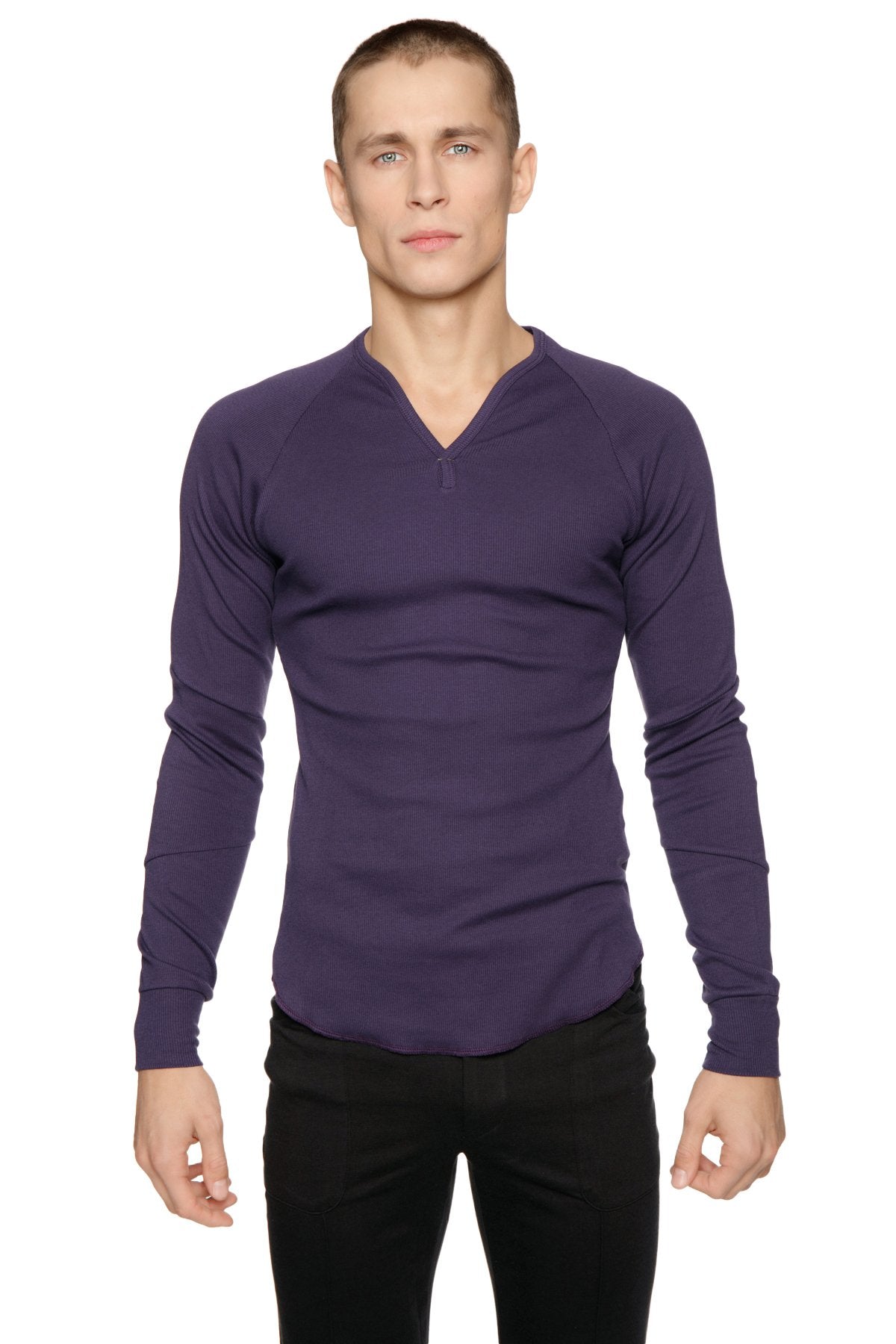 Thermal V-Neck Long Sleeve (Eggplant) from 4-rth