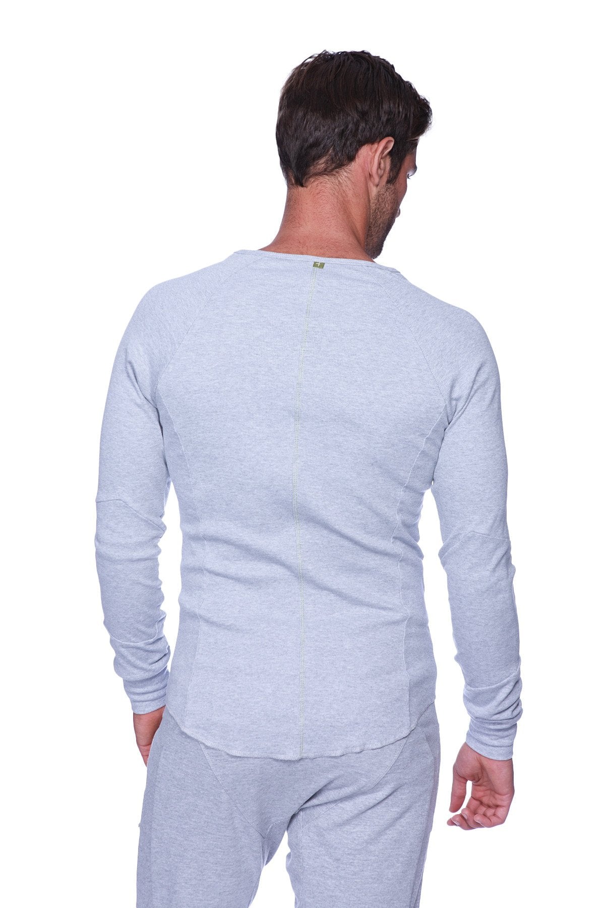 Thermal V-Neck Long Sleeve (Heather Grey) from 4-rth