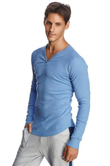 Thermal V-Neck Long Sleeve (Ice Blue) from 4-rth