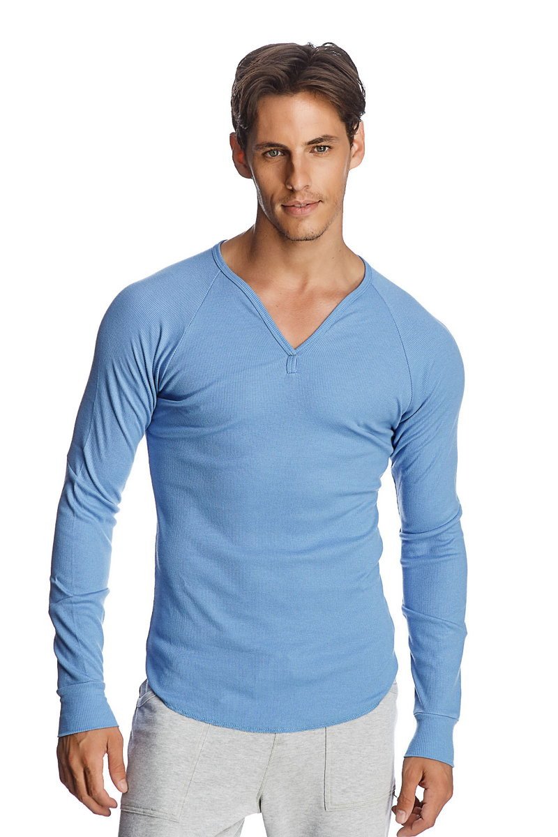 Thermal V-Neck Long Sleeve (Ice Blue) from 4-rth