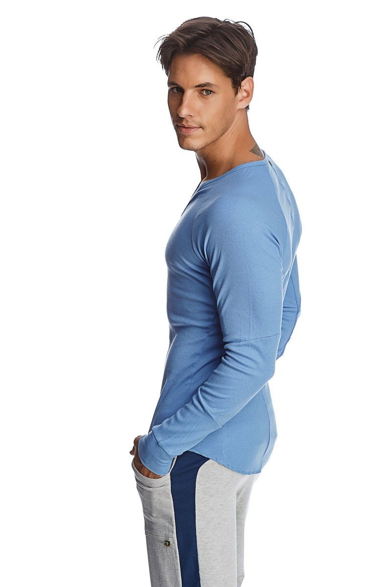 Thermal V-Neck Long Sleeve (Ice Blue) from 4-rth