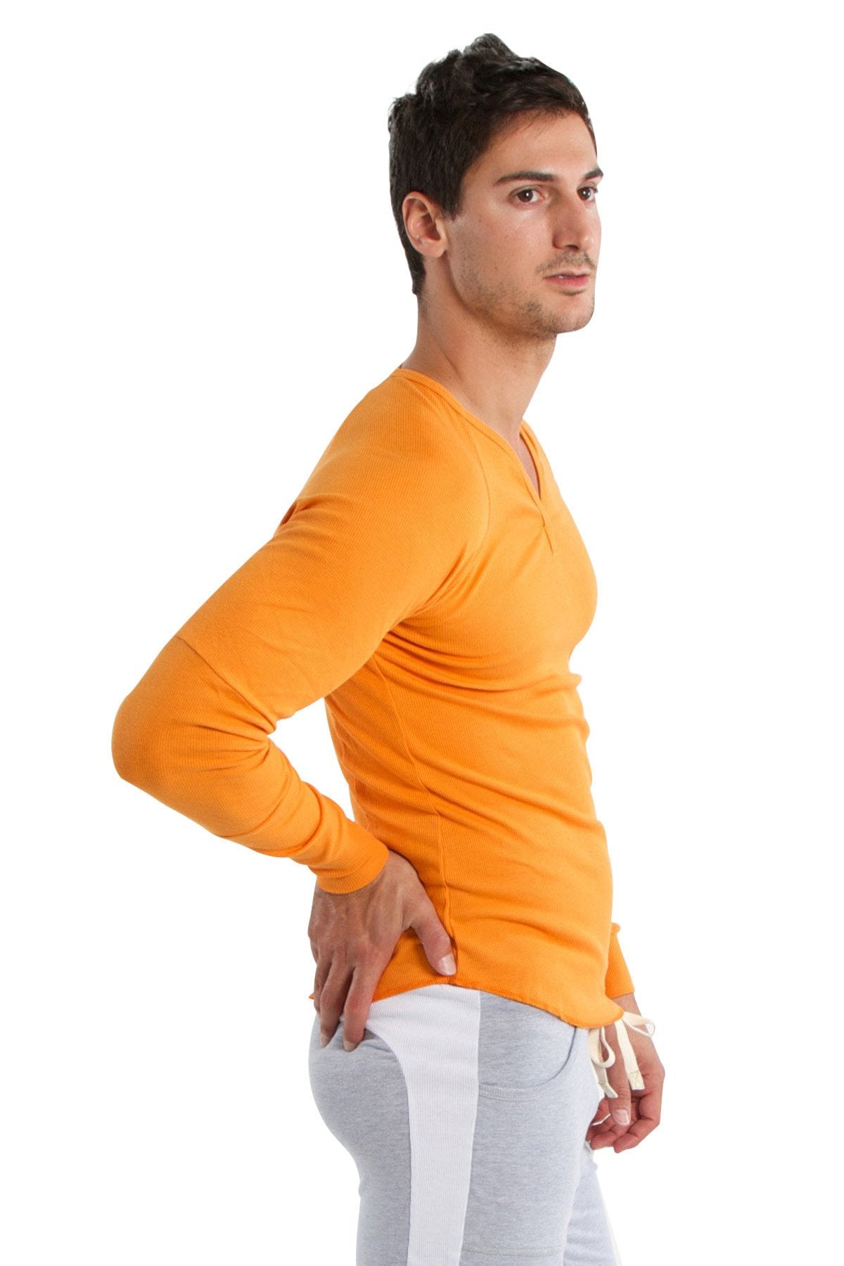 Thermal V-Neck Long Sleeve (Sun Orange) from 4-rth