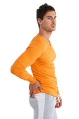 Thermal V-Neck Long Sleeve (Sun Orange) from 4-rth