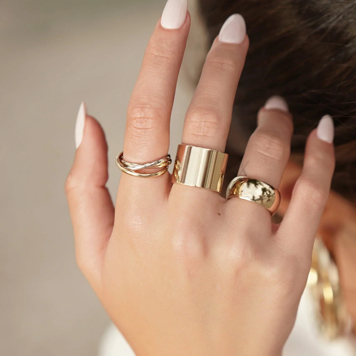 Thick Flat Ring from eklexic