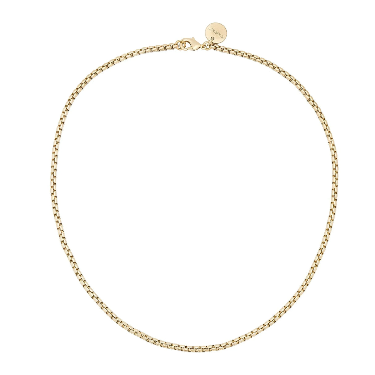 Thin Luciana Box Chain Necklace from eklexic