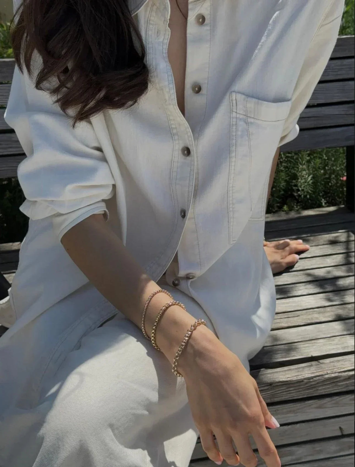 Thin Luciana Bracelet from eklexic