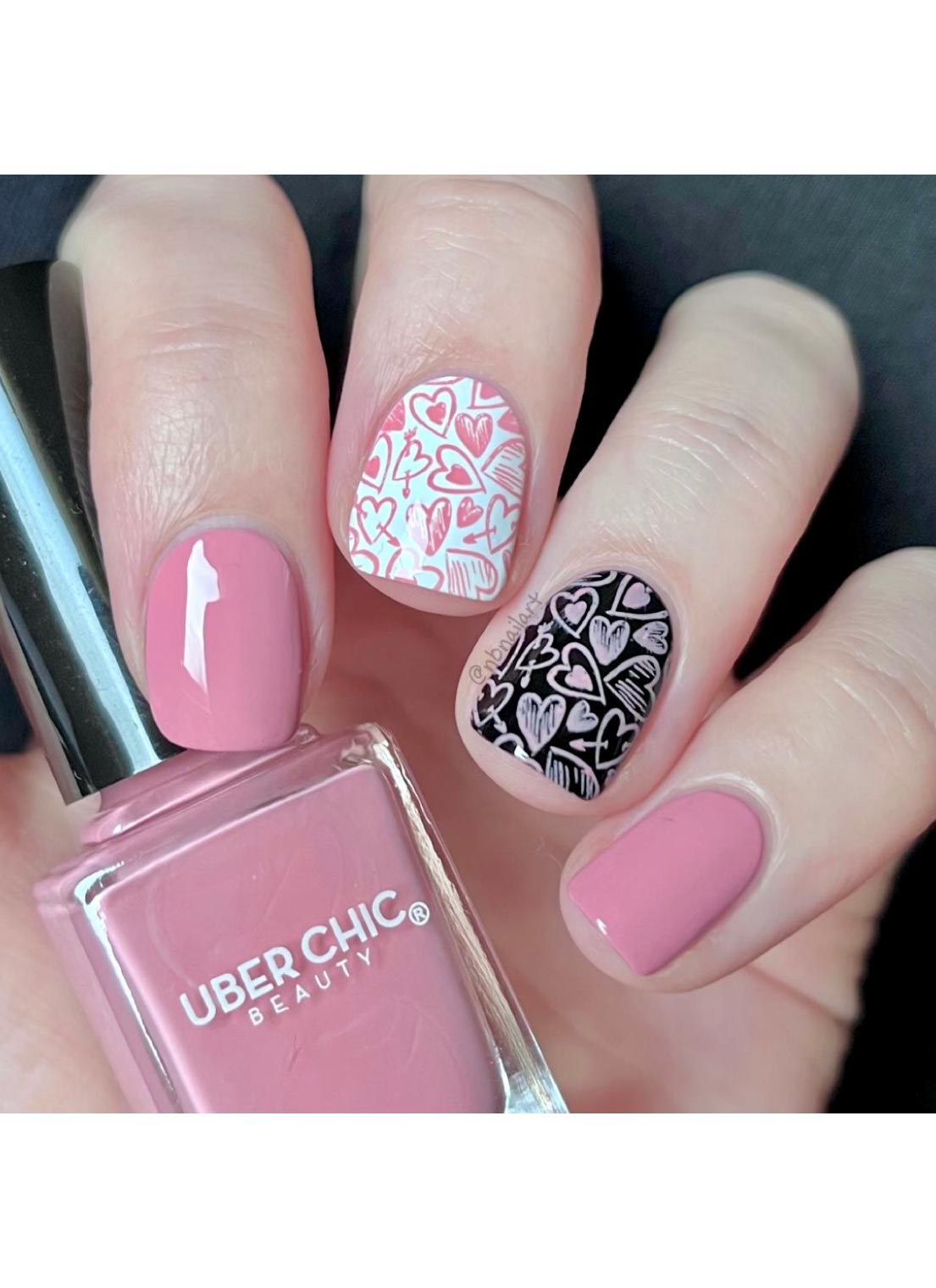 Barely Blushing - Stamping Polish From UberChic Beauty