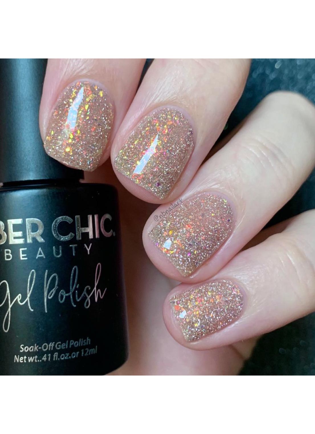 Auburn Skies - Iridescent Reflective Gel Polish from UberChic Beauty