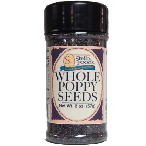 Stello Foods Spices - Poppy Seeds - Whole seed 2oz from Stello Foods