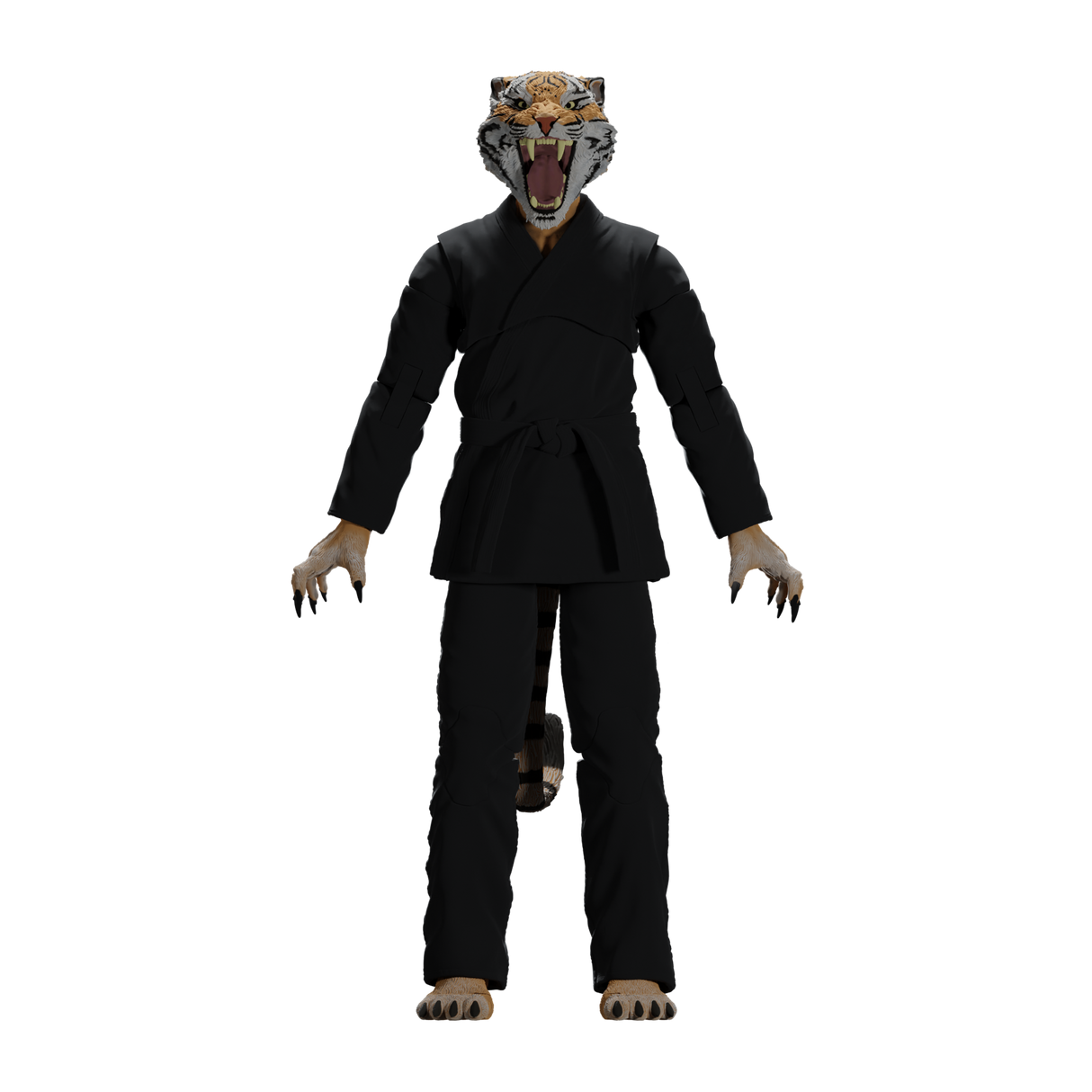 Zoo Jitsu Fighters Tiago the Tiger Action Figure from Icon Heroes