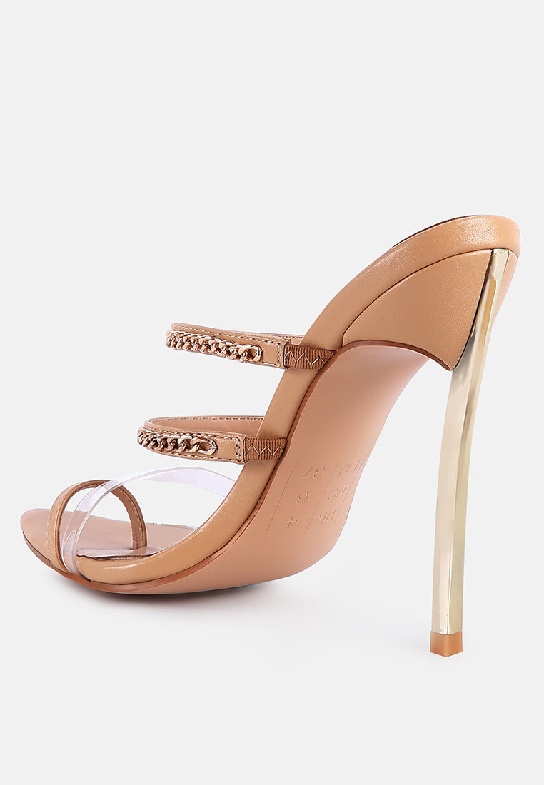 Tickle Me Toe Ring Stiletto Sandals from London Rag International