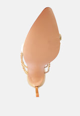 Tickle Me Toe Ring Stiletto Sandals from London Rag International
