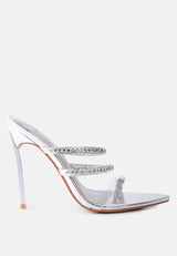 Tickle Me Toe Ring Stiletto Sandals from London Rag International