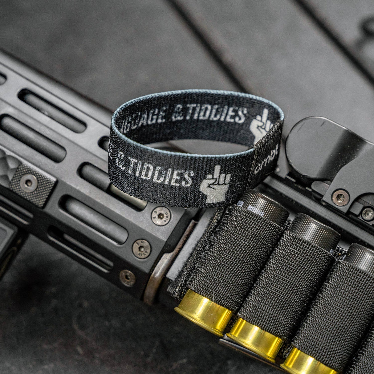Reversible Elastic Wristband Bracelet from Combat Iron Apparel
