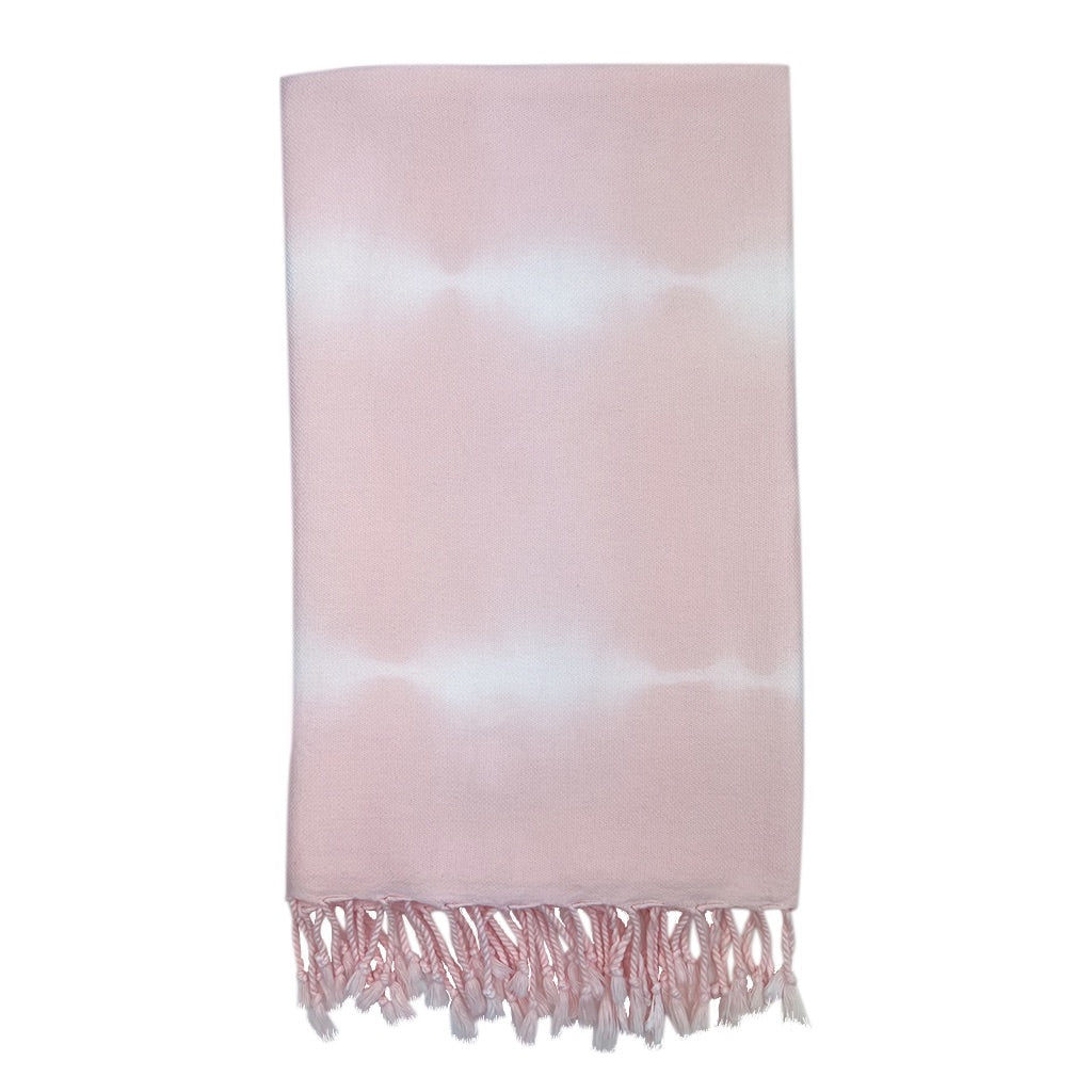 Blush Tie Dye Turkish Beach Towel from SLATE + SALT