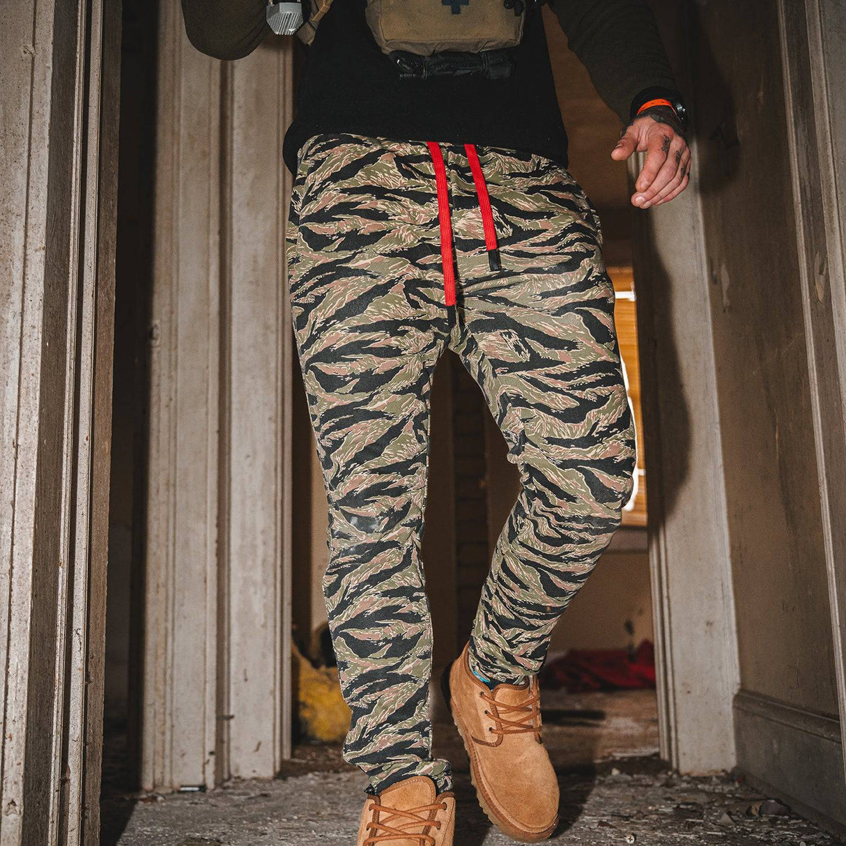 Men's Adjustable Performance Joggers from Combat Iron Apparel