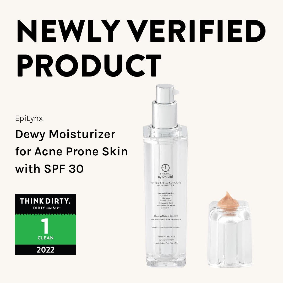 Tinted, Dewy Moisturizer for Sensitive Skin & Suncare with SPF 30 from Epilynx Skincare and Cosmetics