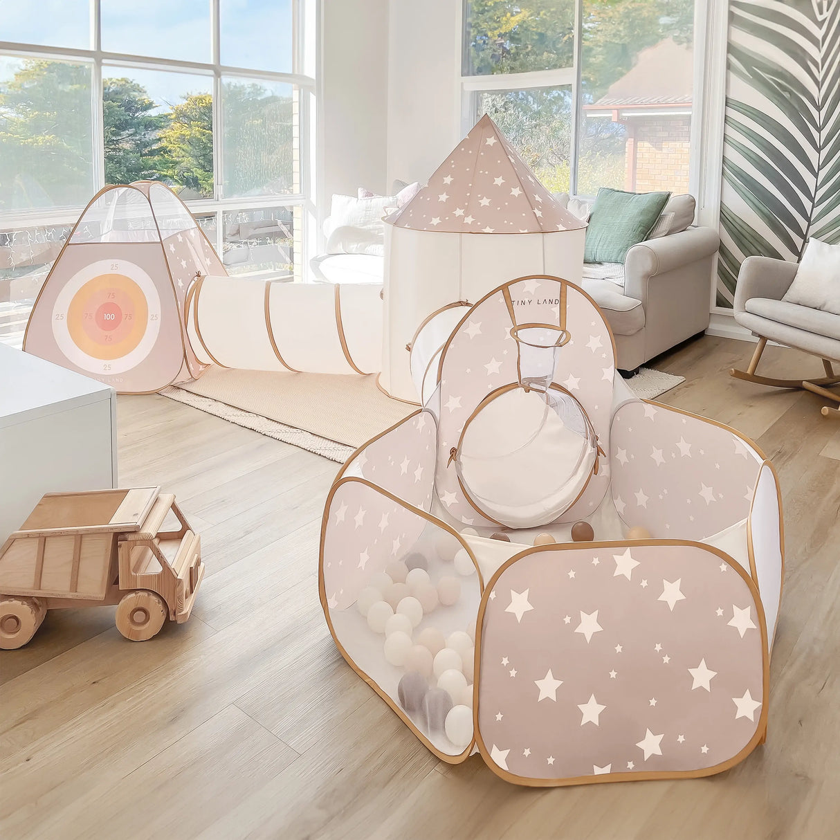 Tiny Land® Discovery 5-in-1 Play Tunnel With no Balls From Tiny Land