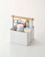 Storage Caddy - 2 Sizes - Steel + Wood from Yamazaki Home
