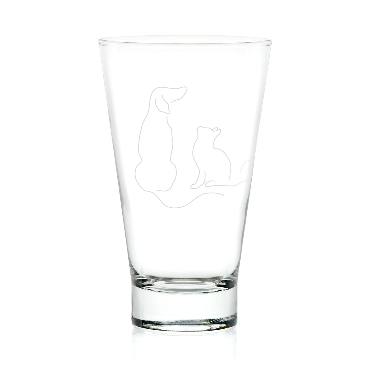 Libbey Modern Pets BFF's Hi-Ball Glasses, 14-ounce, Set of 4 from Libbey