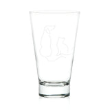Libbey Modern Pets BFF's Hi-Ball Glasses, 14-ounce, Set of 4 from Libbey