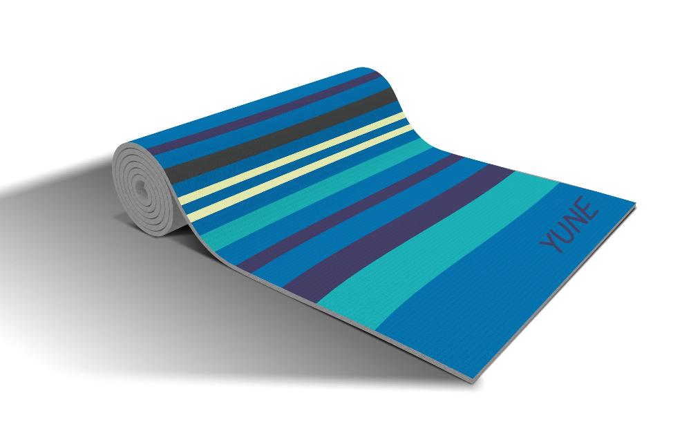Yoga Mat | 6mm Thick | Blue | Non-Slip | Eco Friendly | Yune Yoga | TM69 from Yune Yoga