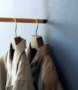 Leaning Clothes Hanger (64" H)  - Steel + Wood from Yamazaki Home
