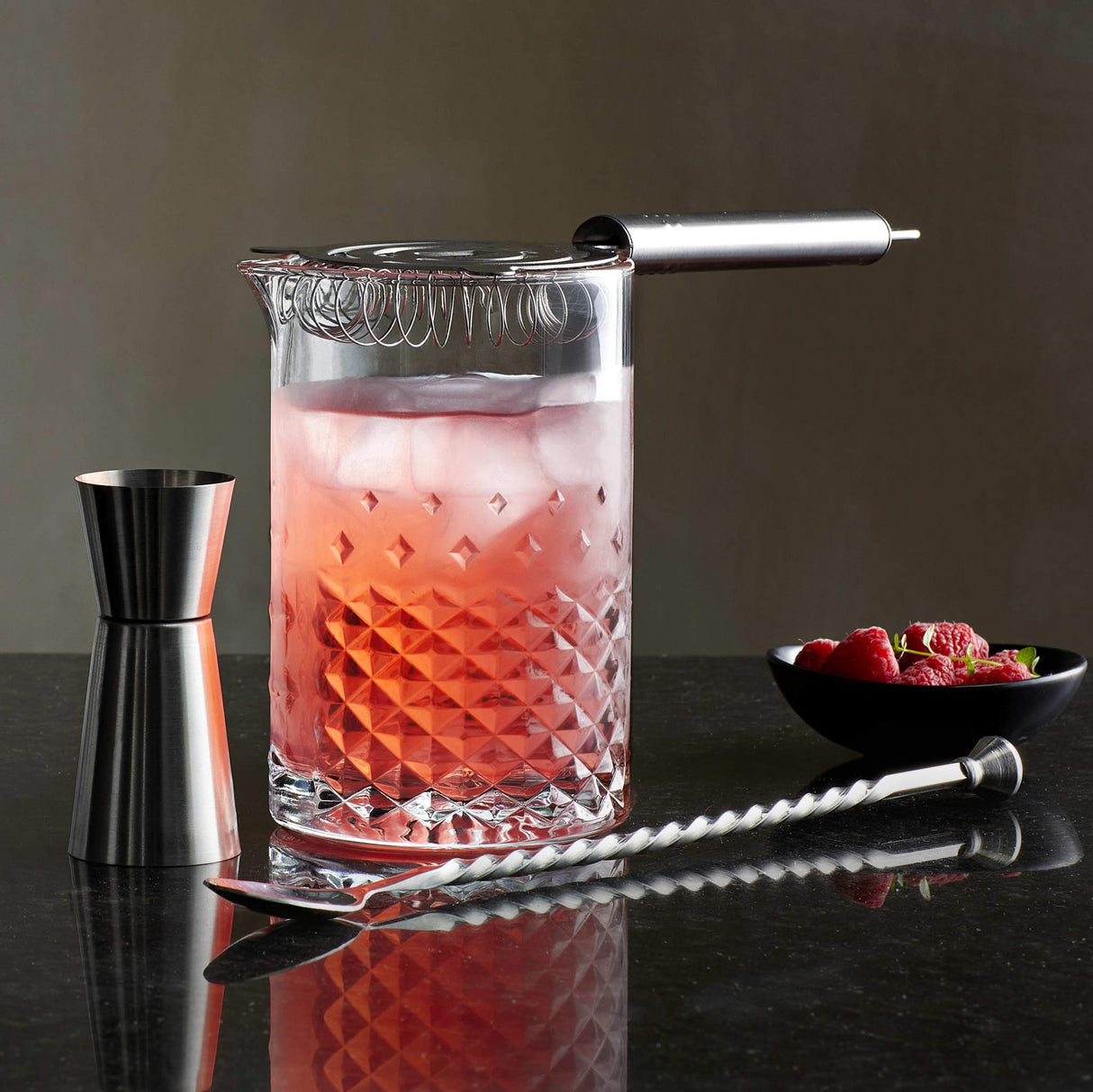 Libbey Classic Cocktail Carats 4-Piece Bar Mixing Set from Libbey