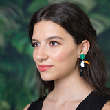 Toco Toucan Stud Dangles from LE CHIC MIAMI