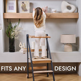 Toddler Learning Tower: Step stool for Kids - Graphite from Goodevas