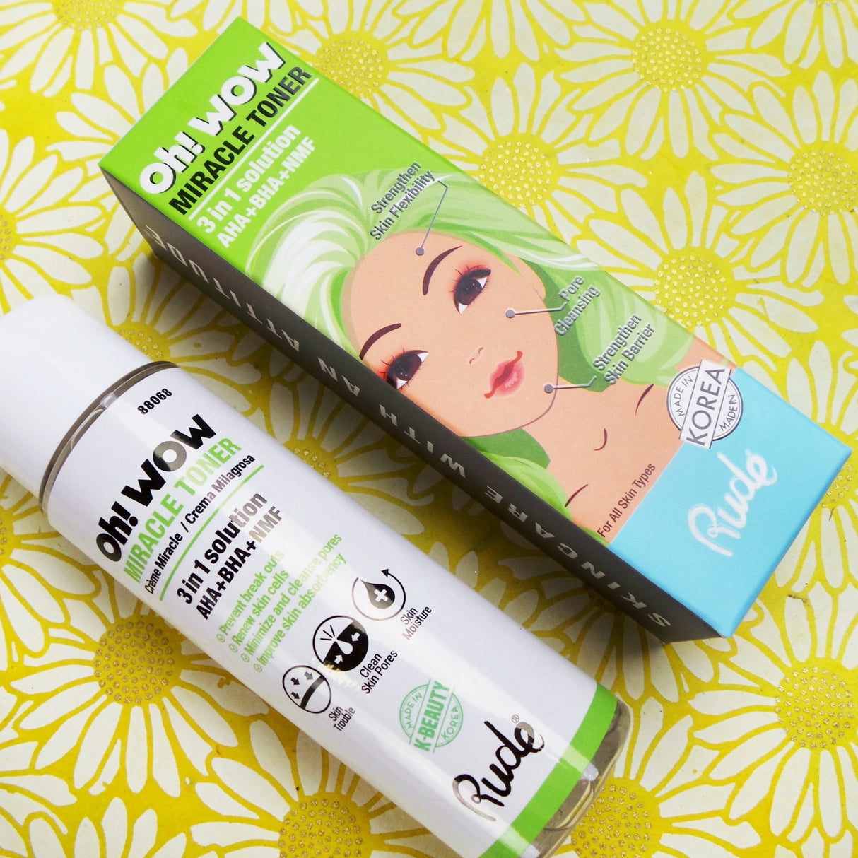 Oh Wow! Miracle Toner from Rude Cosmetics