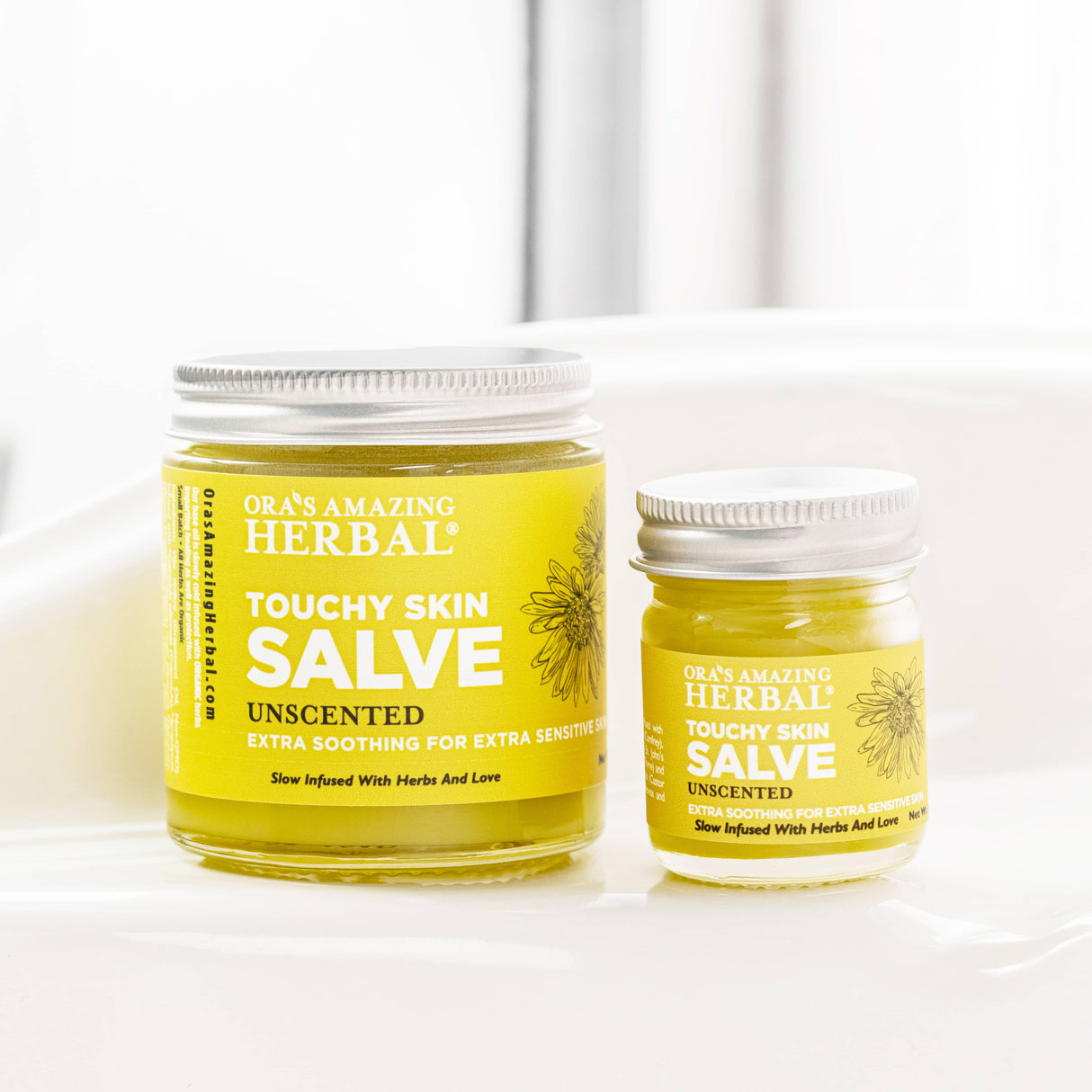 Touchy Skin Salve, Sensitive Skin & Eczema Salve from Ora's Amazing Herbal
