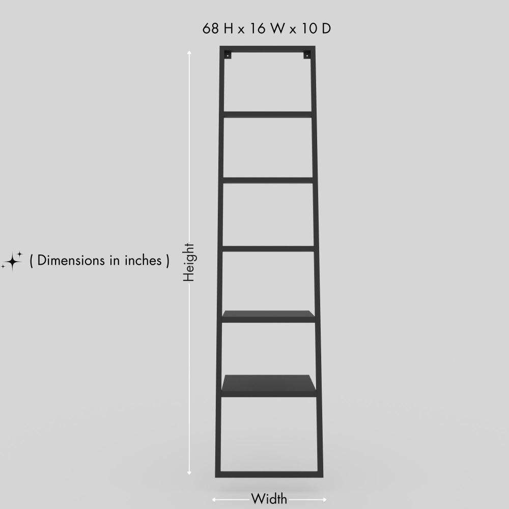 Floor Mounted Towel Ladder with 2 Shelves from VITAHOME DESIGN LLC