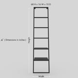 Floor Mounted Towel Ladder with 2 Shelves from VITAHOME DESIGN LLC