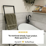 Floor Mounted Towel Ladder with 2 Shelves from VITAHOME DESIGN LLC