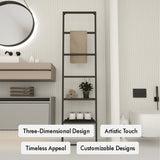 Floor Mounted Towel Ladder with 2 Shelves from VITAHOME DESIGN LLC