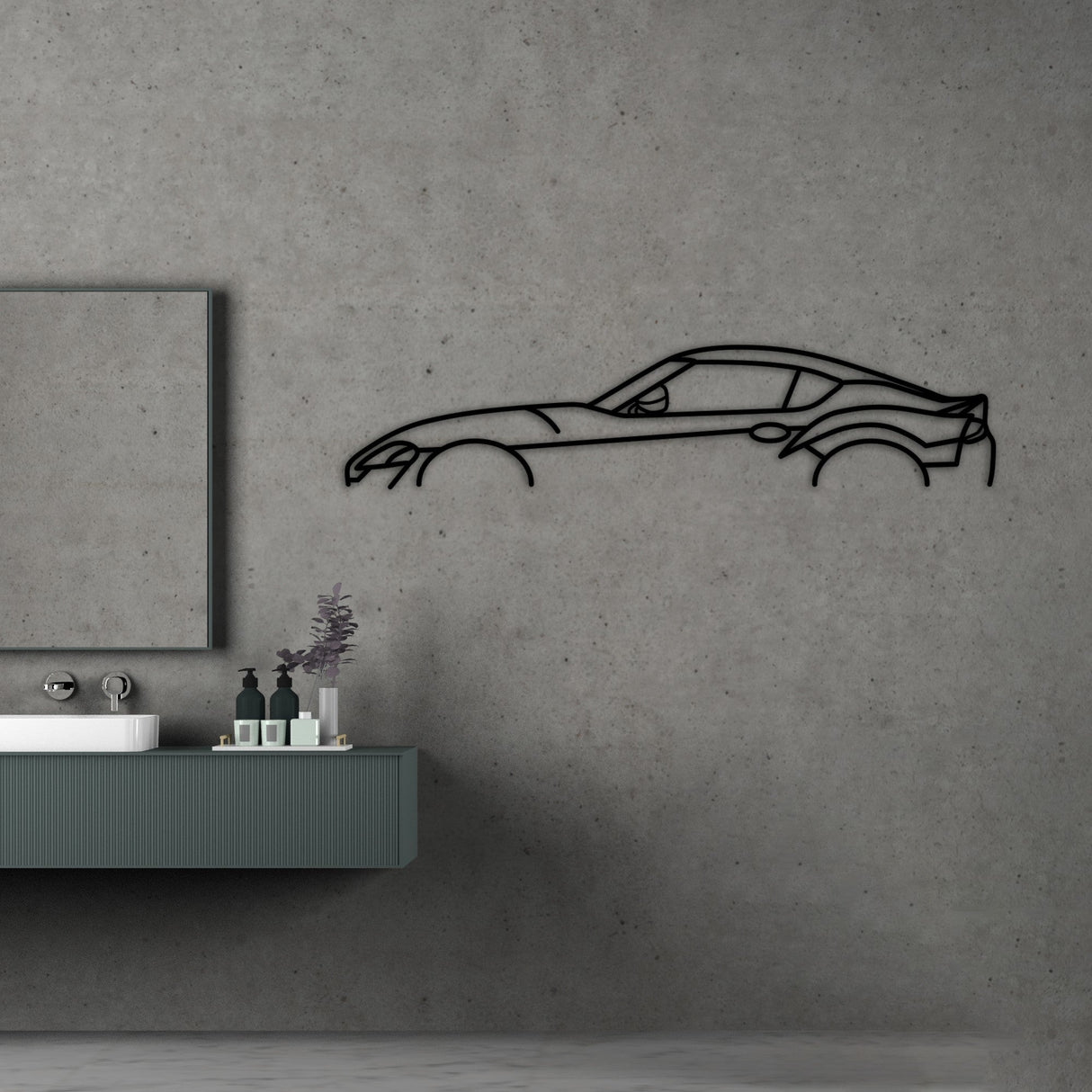 TOYOTA SUPRA GR 2020 Car Silhouette from VITAHOME DESIGN LLC